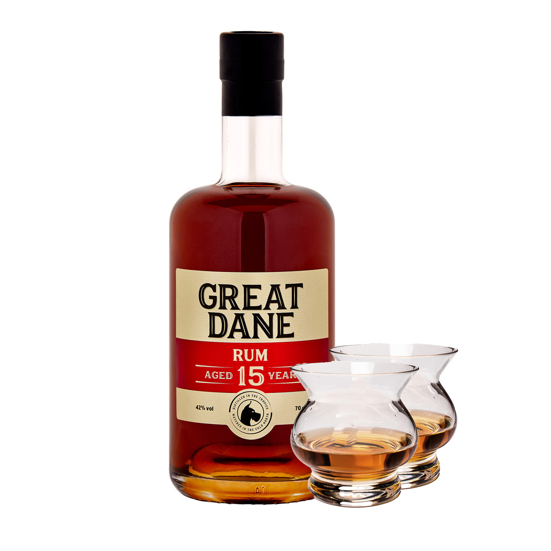 Great Dane 15 års rom med glas