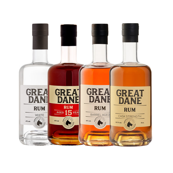 Great Dane Rum – Årgangspakken (4x70cl)