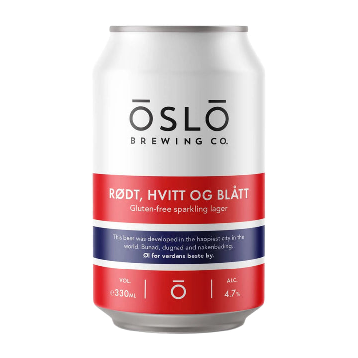 Rødt, Hvitt og Blått glutenfri pilsner