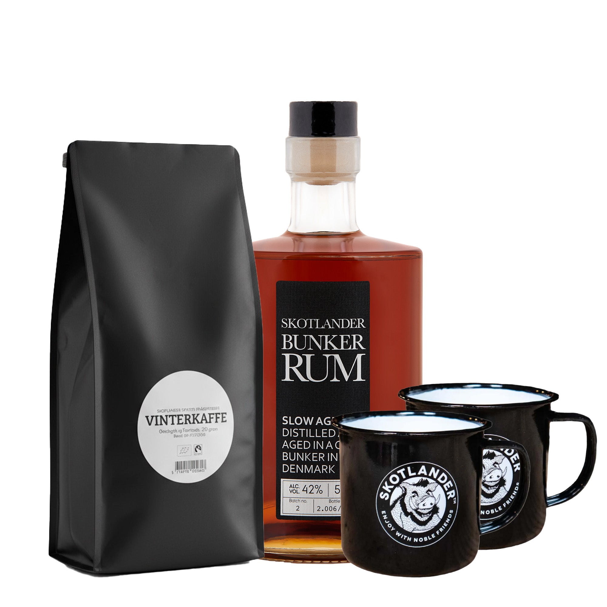 Mørk rom og specialkaffe fra Skotlander - en fed pakke – Skotlander Spirits